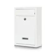 Ydocabinit Wall Mount Mailbox with Key Lock, Medium Capacity Locking Mailbox ...