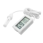Mini LCD Digital Thermometer Hygrometer Fridge Freezer Temperature Humidity Meter White Egg Incubator