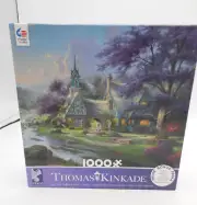 New Ceaco Puzzle Thomas Kinkade Clocktower Cottage 1000 pieces