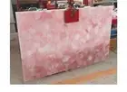 60" x 36" Pink Rose Quartz Table Top Natural Quartz stones Home Decor