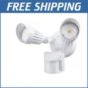 Versatile 3-Mode Motion Sensor LED Floodlight with Adjustable Heads for Outdoors