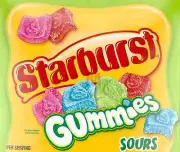 Starburst Gummies Sours Candy 2 LBs Bulk Vending Gummy Candies