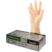 Bastion Vinyl Gloves Disposable Powder Free/Powdered Clear Free AU POST