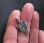 BULK 25 Arrowhead Charms Antique Silver Toned Large - SC020
