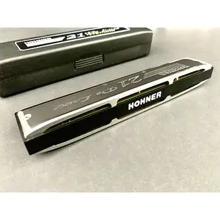 【音和樂器口琴專賣店】HOHNER 21 Tremolo Deluxe 二十一孔複音口琴，蓋板刻有Do的定位點、附擦拭布