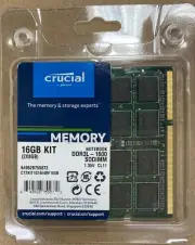 16GB Kit (2x8GB) DDR3L-1600 SODIMM 1.35v CT2KIT102464BF160B Crucial Retail pack