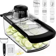 Mandoline Slicer for Kitchen, Fruit Cutter, Cheese Grater, Cucumber Slicer, Vegg
