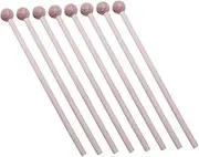Yardwe 8Pcs Hammers for Safe Natural Wood Beat for Early Learning Musical Development for Percussion Instruments and Hand Training Activities