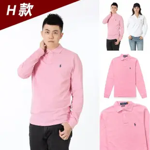 【RALPH LAUREN】RL POLO 經典小馬長袖POLO衫 上衣-男女組合(CUSTOM SLIM FIT/平輸品)