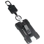 Retractable Badge Holder and Heavy Duty Retractable Keychain,Carbon Fiber Bad...