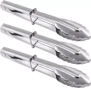 Mini Stainless Steel Serving Tongs Small Tongs for Serving Food Cooking Salad Gr