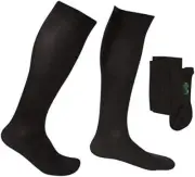 EvoNation Men's Classic Ribbed 15-20 mmHg Compression Socks
