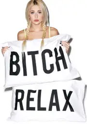 [Married to the Mob] Bitch Relax Pillow Cases