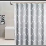 SIMPLE WATERPROOF SHOWER CURTAIN THICKENED POLYESTER SHOWER