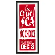 The Cruel Sea - No Choice Vintage Daybill Poster Framed