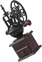 BIUDECO Small Coffee Bean Hand Grinder Manual Vintage Design for Home Office Travel