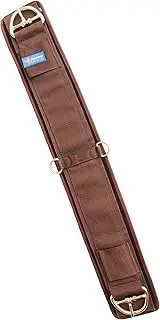 Horse Western Straight Girth Straight Cinch Neoprene Non-Slip Tack Brown 9765BR