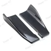 2Pcs Carbon Fiber Car Accessories Bumper Spoiler Look Rear Splitter Diffuser Lip (for: Renault)