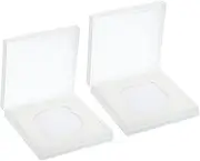 uxcell 67mm Lens Filter Case, 2pcs Camera Filter Case Portable Lens Filter Box Water Resistant Dustproof Plastic for Photography Filter Storage