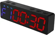 Mini Gym Timer Rechargeable Stopwatch Portable Countdown/up Clock with Magnetic Back for Home Gym Fitness Training