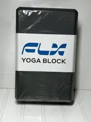 FLX Yoga Block Gray 3” x 6”x 9” New Sealed