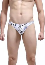 [Jueshanzj] Mens Briefs Sexy Printed G-Strings Thongs