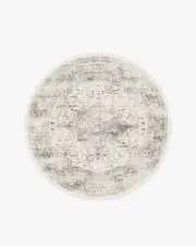 185' Round | Machine Washable Runner Rug | Kid & Pet Friendly | Indoor Rug | Sarrah Blue Quartz Rug | Ruggable