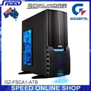 GIGABYTE 3D AURORA GZ-FSCA1-ATB Aluminum Full Tower Gaming PC Case - BLACK