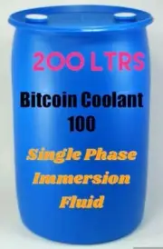 Bitcool 6.66 Immersion Fluid - Single Phase Dielectric Coolant. 200ltrs