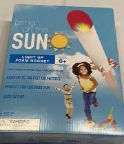 Light Up Foam Rocket Launch Outdoor Toy Kids Fun Activity