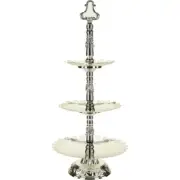 Mark Roberts 2023 Jeweled Silver 3-Tier Tray 23''