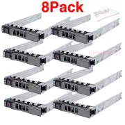 Lot of 8 SFF 2.5" HDD Hot-Swap Caddy Tray For Dell PowerEdge R410 R730XD T310