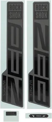 Fork Decal Kits - RockShox Fork Decal Kit - ZEB Ultimate, 27/29", Gloss