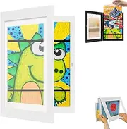 White Rows,White Rows Childrens Art Frame 11.6 * 8.1in,White Rows Picture Frame,Children Art Projects Kids Art Frames,Whiterows Kid Picture Frames,Art Storage Frames,Artwork Frames For Kids Art (B)