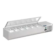 Polar G-Series Countertop Prep Fridge with Lid 6x 1/4GN