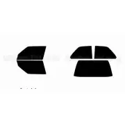 For BMW 3 Series 2-door Coupe E30 1982-91 Full Pre Cut Window Tint Kit Film Film