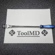 Snap-on Tools NEW POWER BLUE 1/4" Drive Hard Extra-Long Flex Ratchet THLLFD72