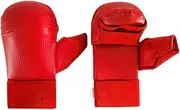 Generic PU Leather Karate Gloves Boxing Gloves Non Slip Taekwondo Protector Pads Ergonomic Karate Sparring Mitts Gloves for Martial Arts Muay Thai