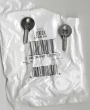 (2) 1001k ilco Blank Uncut Keys for CORBIN Hard to find!