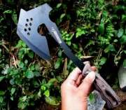 Tomahawk Axe Hatchet Viking Kindling Firewood Log Chopper Tactical Wood Handle S