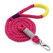 1.6 Metre Vibrant Rope Dog Leashes Leads & Head Collars