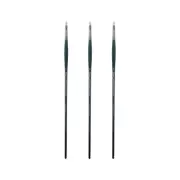 Imperial Professional Chungking Hog Bristle Brush, Filbert Size #0 - 3 Pack
