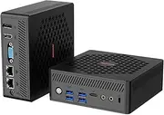 Fanless N100 Mini PC Firewall Micro Appliance,Intel 12th Alder Lake-N100 Dual Gigabit Ethernet Desktop Mini Computer 16GB DDR4 RAM 512GB NVME SSD,Home Office Business PC 4K Triple Display DP/HD/VGA