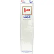 Gala White Crepe Paper 240cm x 50cm (1 Sheet)