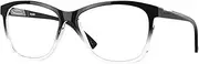 [Oakley] Women's Ox8155 Alias Butterfly Prescription Eyeglass Frames, Polished