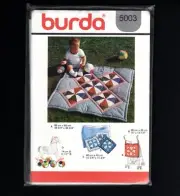 Baby Toddler Stroller Bag, Toy Ball, Quilt, Pillows Burda Sewing Pattern 5003