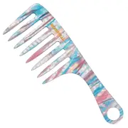 D1 | Wide Tooth Handle Comb for Curly Hair| Elevates, Preserves Curl, Eliminates
