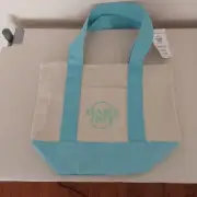 2025 Trader Joe’s Mini Canvas Tote Bags 1pc blue bag