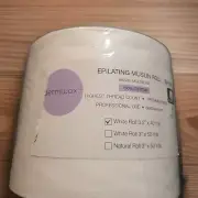 Dermuwax Spa Epilating Muslin Wax Roll Natural Cotton White Fabric Cloth