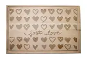Creative Products Just Love 17 x 11 Maple Cutting Board